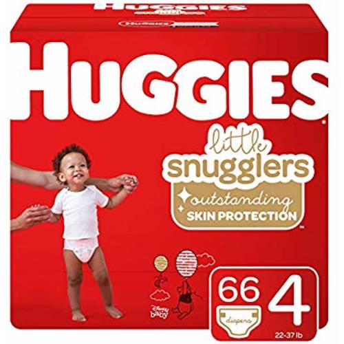 Huggies Little Snugglers Baby Diapers, Size 4, 66 Ct - Size 4 (66 Count)