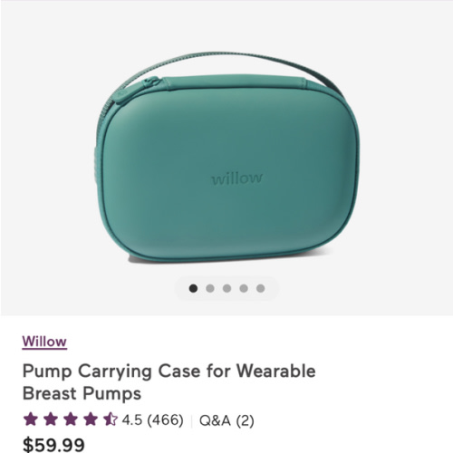 Willow Pump Anywhere Case - Breast Pump Case | Willow