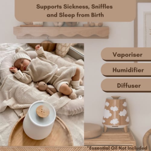 Baby Humidifier | Hush Ultrasonic Cool Mist Vaporiser | Snotty Noses