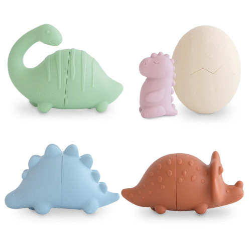 MUSHIE BABY PRODUCTS | HAZEL & FAWN
DINO MOLD FREE BATH PLAY SET