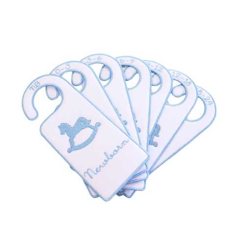 Embroidered Baby Closet Dividers, Newborn to 24 Months