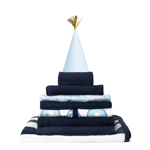 Monica + Andy - Mini First Year Box - Blue