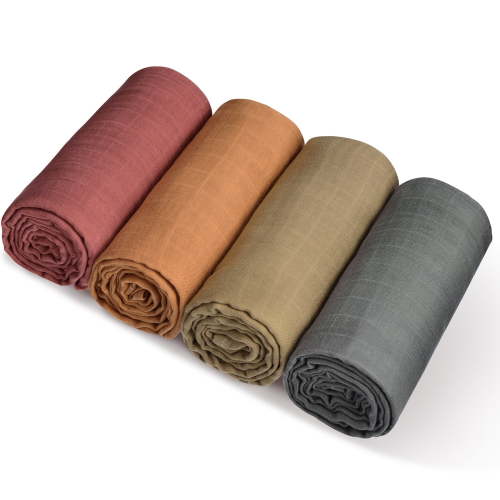 Momcozy Muslin Swaddle Blankets-Brown