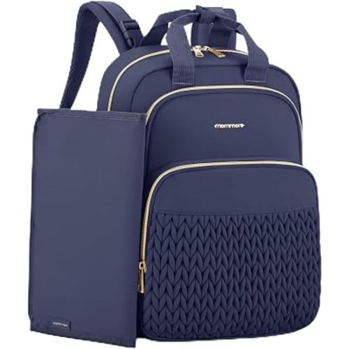 mommore Diaper Bag Backpack, Large Travel Baby Bag for Daily Essentials