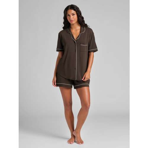 Luna Lounge Short Sleeve Short PJ Set | Comfrt