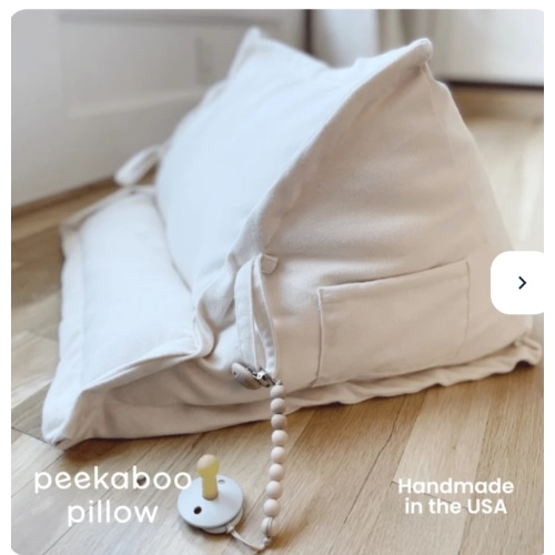 Peekaboo Pillow™ Official Site - Organic Infant Lap Pillow
