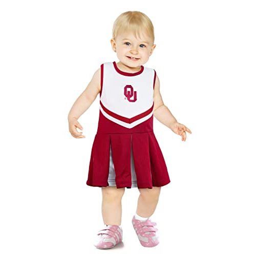Little King NCAA Infant/Toddler Girls One Piece Team Cheer Jumper Dress