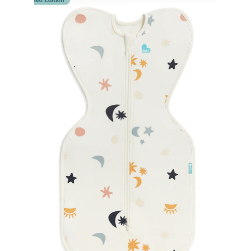 Swaddle Up™ 1.0 TOG Organic Cotton Buff Lunar