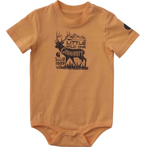 Boys' Short Sleeve Deer Bodysuit (Baby)