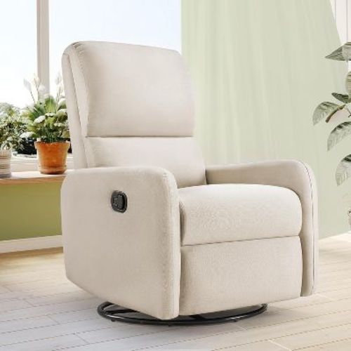 AMERLIFE Recliner Chair for Living Room,Nursery Glider with High Back Massage Swivel