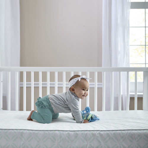 Sealy Baby Premium Firm Hypoallergenic Baby Crib Mattress & Toddler Bed Mattress, Waterproof Baby Mattress, 150 Coils, Air Quality Certified, 52"x28" & Reviews | Wayfair
