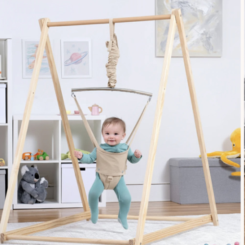 Tulip Foldable Baby Bouncer with Harness | Lightweight & Safe