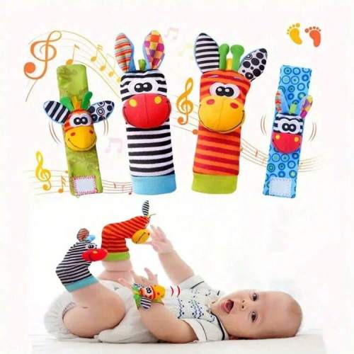 Baby Toys Make Sounds And Play To Bring Joy To Babies And Toddlers, Christmas And, Cute Stuffed Animals And Baby Rattles (Color Stripes Randomly Matched) | SHEIN USA