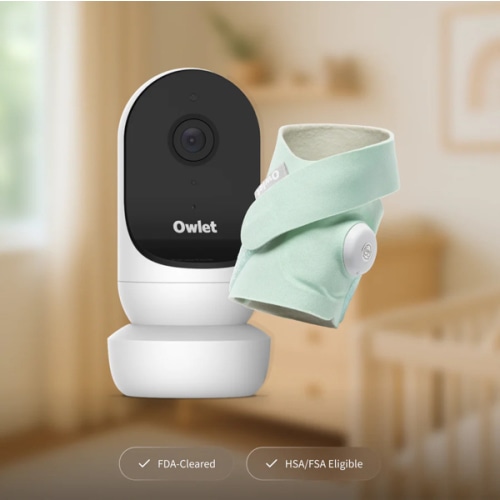 Owlet Dream Duo 3 Smart Baby Monitor - Mint