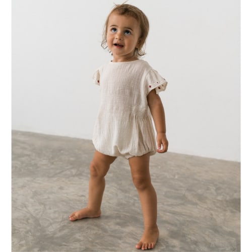 Blossom Romper - Natural