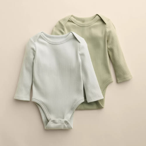 Baby Little Co. By Lauren Conrad 2-Pack Long Sleeve Bodysuits
