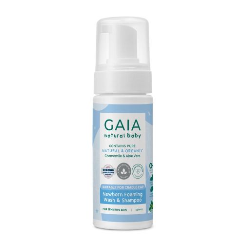 Gaia Newborn Foam Wash Wash Shampoo Size 150ml