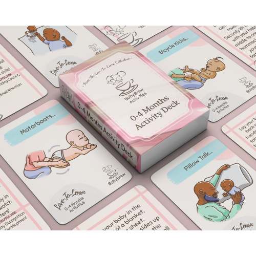 Baby Development Activity Cards, 0-4 Months
