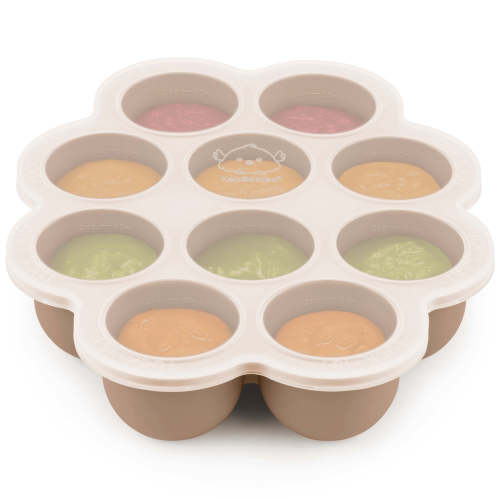 Silicone Baby Food Freezer Tray with Clip-On Lid | KeaBabies