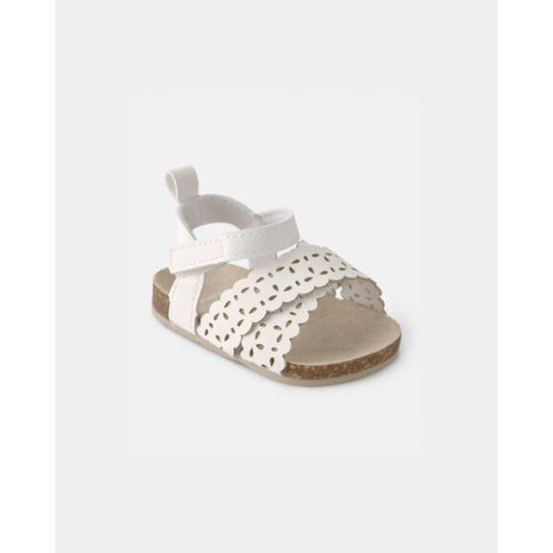 Baby Girl Floral Sandals - White | Carter's