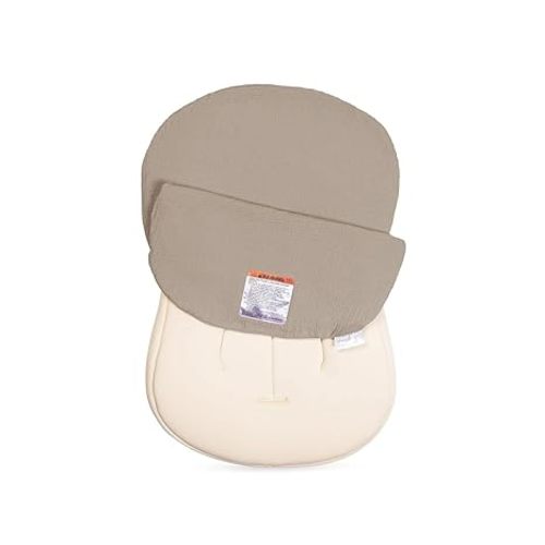 Snuggle Me Baby Lounger Muslin Cover, 100% Organic Cotton Newborn Lounger Cover, Soft and Breathable Baby Nest Slipcover for Boys Girls - Birch