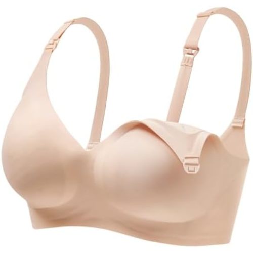 haakaa Nursing Bras for Breastfeeding, Ultra Comfort Jelly Strip“ Supportive Maternity Bras Wireless Pregnancy Bras
