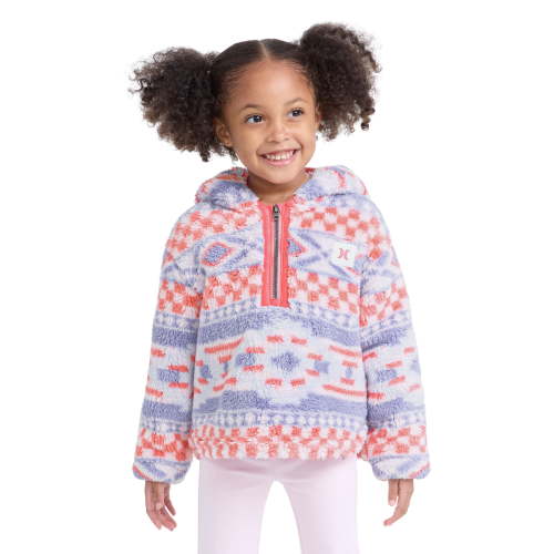 Hurley Toddler Girls Sherpa Quarter Zip - Samsclub.com