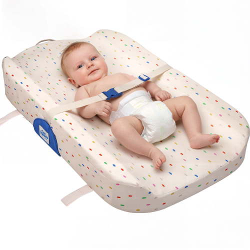 Tiny Marvels Non-Slip Changing Pad, Upgrade Size (18" x 31.50"), Soft Washable Cover, Safe Contoured Baby Changing Pad Fits Standard Changing Tables & Dressers