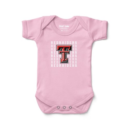 Newborn & Infant Chad & Jake Light Pink Texas Tech Red Raiders Retro Bodysuit