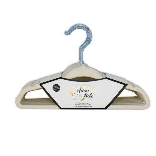 Amor Bebe Cream Hanger- Set of 15
