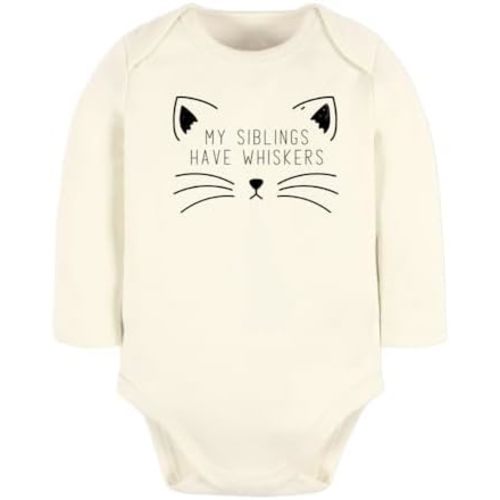 My Siblings Have Whiskers Baby Bodysuit, toddler & Kids T-Shirt - Cat Outfit for Children Cats Lovers Tee