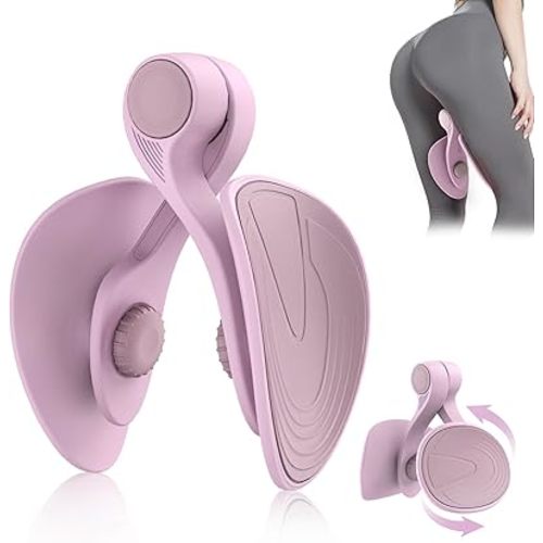 Kegel Exerciser, Pelvic Floor Muscle Exercise Devices for Women, Inner Thigh Exerciser Leg Workout Equipment Thigh Trainer for Male Hip Trimmer Inner Thigh Toner Workout