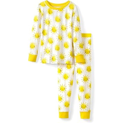 Little Sleepies Two-Piece Pajama Set for Boys & Girls, Soft Viscose from Bamboo Toddler Pajamas for Kids, Family Matching PJs