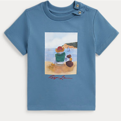 Polo Bear Cotton Jersey Tee