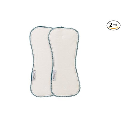 Buttons Hemp/Organic Cotton Diaper Inserts - Nighttime - 2 Pack (Large)