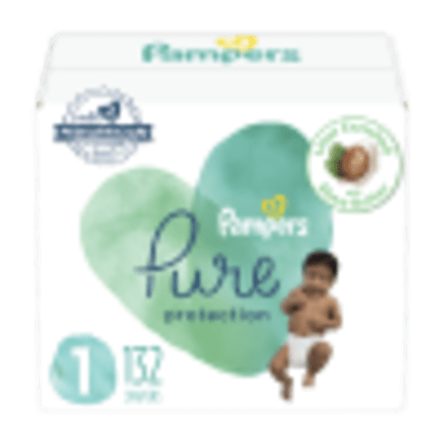 Pampers Pure Protection Diapers - Size 1, 82