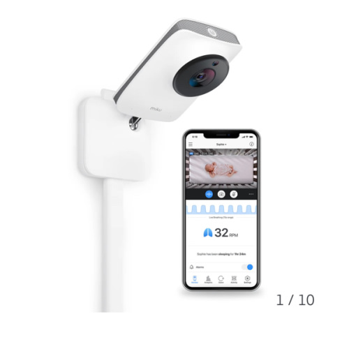 Miku Pro Smart Baby Monitor | No Contact Breathing and Sleep Tracking