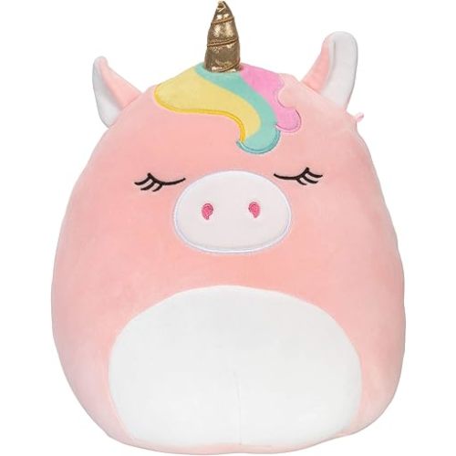 Squishmallows Official Kellytoy Plush 12" Ilene The Pink Unicorn- Ultrasoft Stuffed Animal Plush Toy