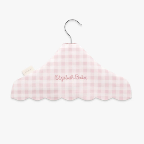 Children's Hanger - Pink Gingham | Gooselings