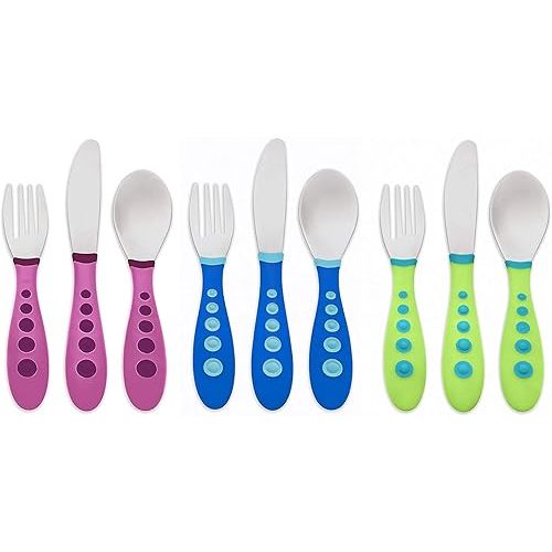 NUK First Essentials Kiddy Cutlery (9 Piece Set)
