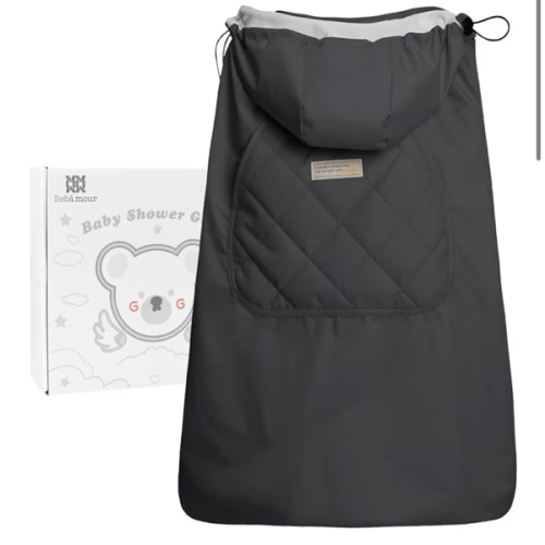 Amazon.com: Bebamour Baby Carrier Winter Cover Universal Hoodie All Season Carrier Cover for Baby Carrier (Dark Grey) : Baby