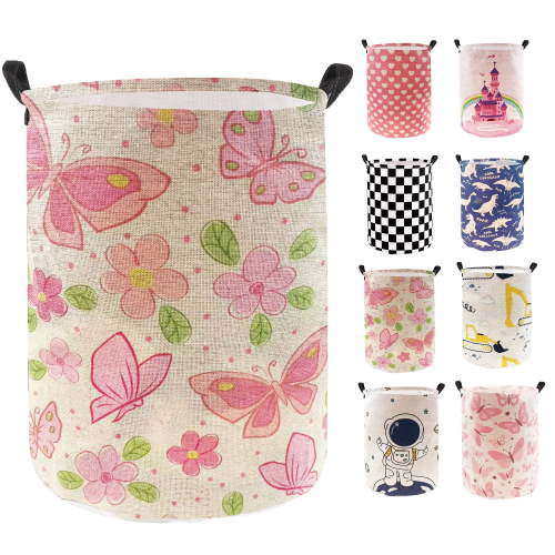 Large Laundry Basket, Waterproof Laundry Hamper Collapsible Organizer Basket for Storage Toy Bins Gift Baskets , Bedroom Clothes Children Nursery Hamper