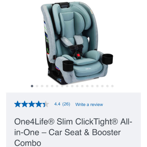 Britax | One4Life Slim ClickTight All-in-One – Car Seat & Booster…