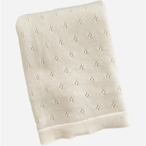 Cotton Heirloom Pique Blanket