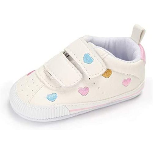 E-FAK Baby Shoes Boys Girls Infant Sneakers Non-Slip Rubber Sole Toddler Crib First Walker Shoes