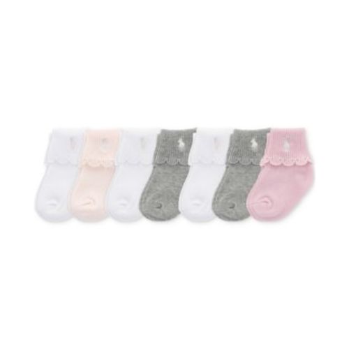 Baby Girls Polo Baby Essential Socks, 7 Pack