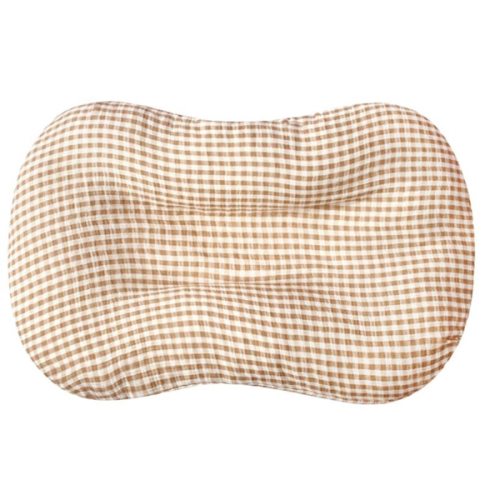 Muslin Baby Lounger Cover Only, Beige & Plaid