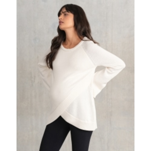 Karev | Panel Detail Knit Maternity & Nursing Jumper (size: S)