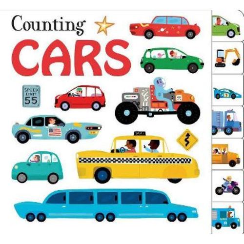 Counting Collection: Counting Cars - by Roger Priddy (Board Book)