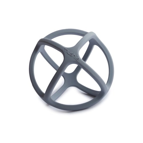 Mushie Silicone Ball Teether Toy, Tradewinds